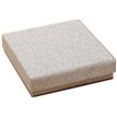 9x9x3xm SILVER GLITTER GIFT BOX 12S