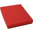 18x14x2.7cm RED GLITTER GIFT BOX 12S