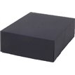 20x15x6cm FAST ASSEMBLY BLACK FLATPACKED BOX 12S