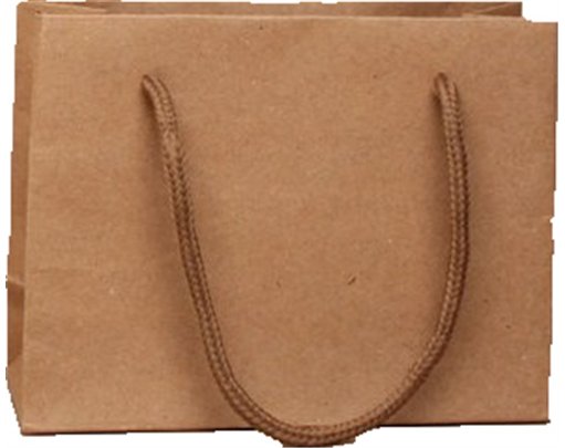 11x14.5x6cm NATURAL BROWN GIFT BAG 12S