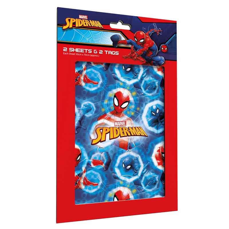 SPIDER-MAN GIFT WRAP AND TAGS