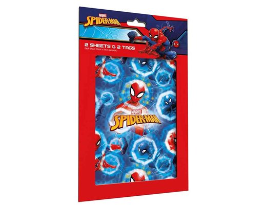 SPIDER-MAN GIFT WRAP AND TAGS