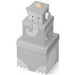 3PC PLUSH ELEPHANT GIFT BOX