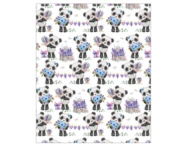 PANDA WISHES ACQUIRE GIFTWRAP 24S