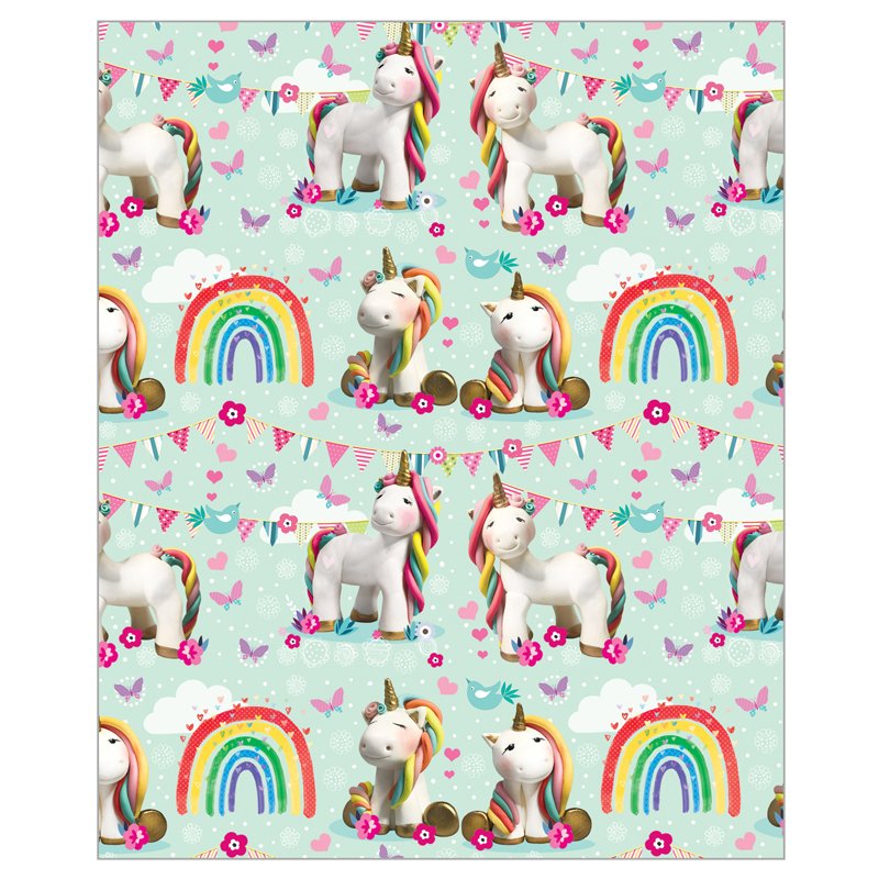 UNICORN DREAMS ACQUIRE GIFTWRAP 24S