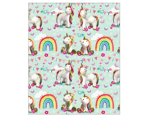 UNICORN DREAMS ACQUIRE GIFTWRAP 24S