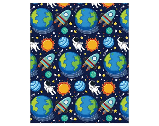 SPACE RACE ACQUIRE GIFTWRAP 24S