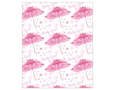 BABY BROLLY PINK ACQUIRE GIFTWRAP 24S
