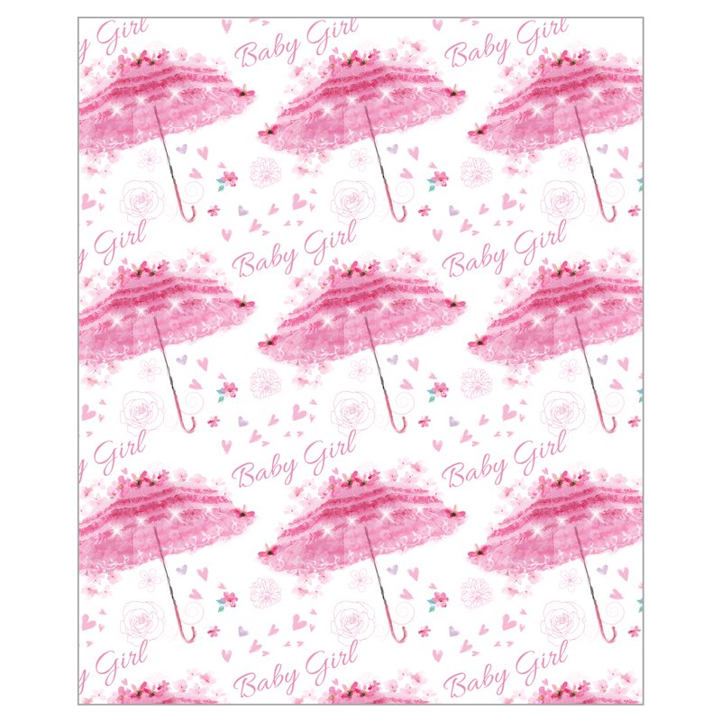 BABY BROLLY PINK ACQUIRE GIFTWRAP 24S