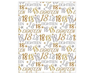 18TH BIRTHDAY ACQUIRE GIFTWRAP 24S