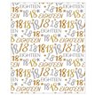18TH BIRTHDAY ACQUIRE GIFTWRAP 24S