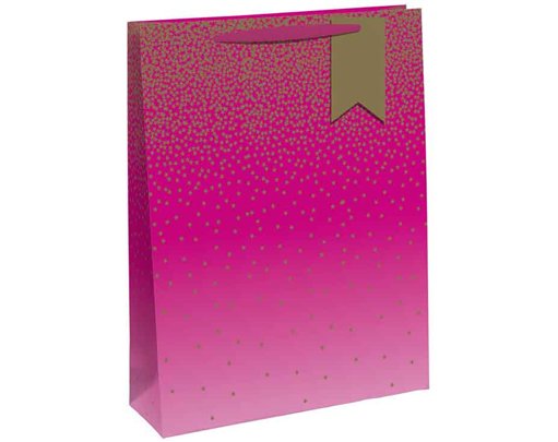 PINK OMBRE LARGE GIFT BAG 6S