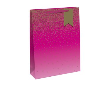 PINK OMBRE MEDIUM GIFT BAG 6S