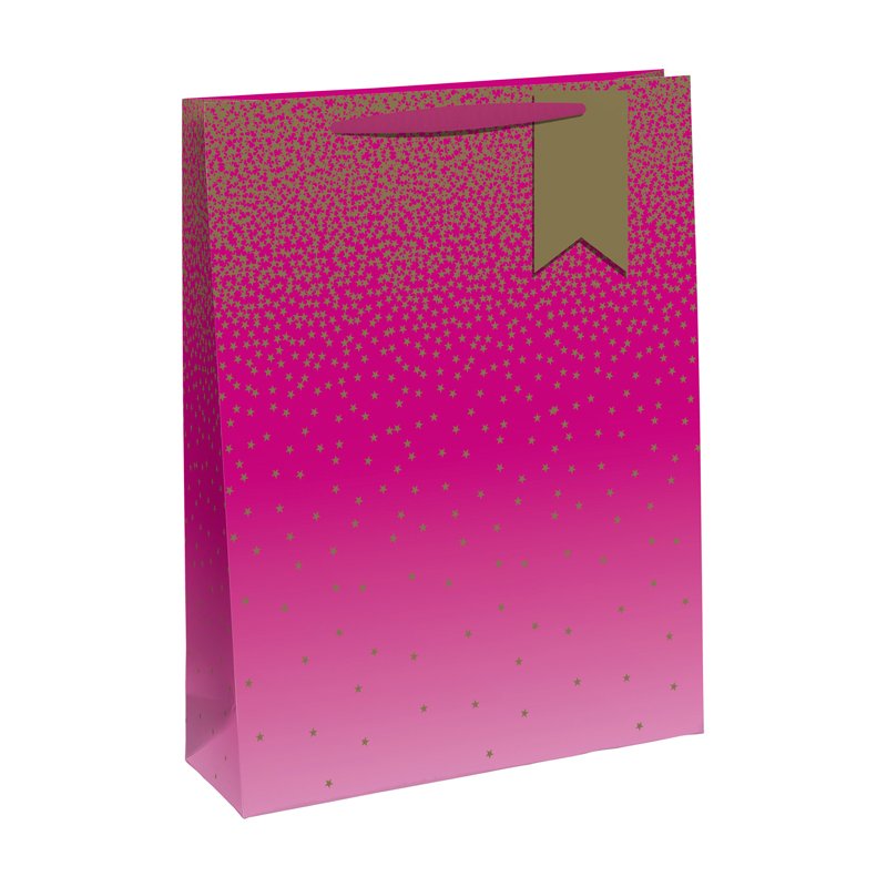 PINK OMBRE MEDIUM GIFT BAG 6S