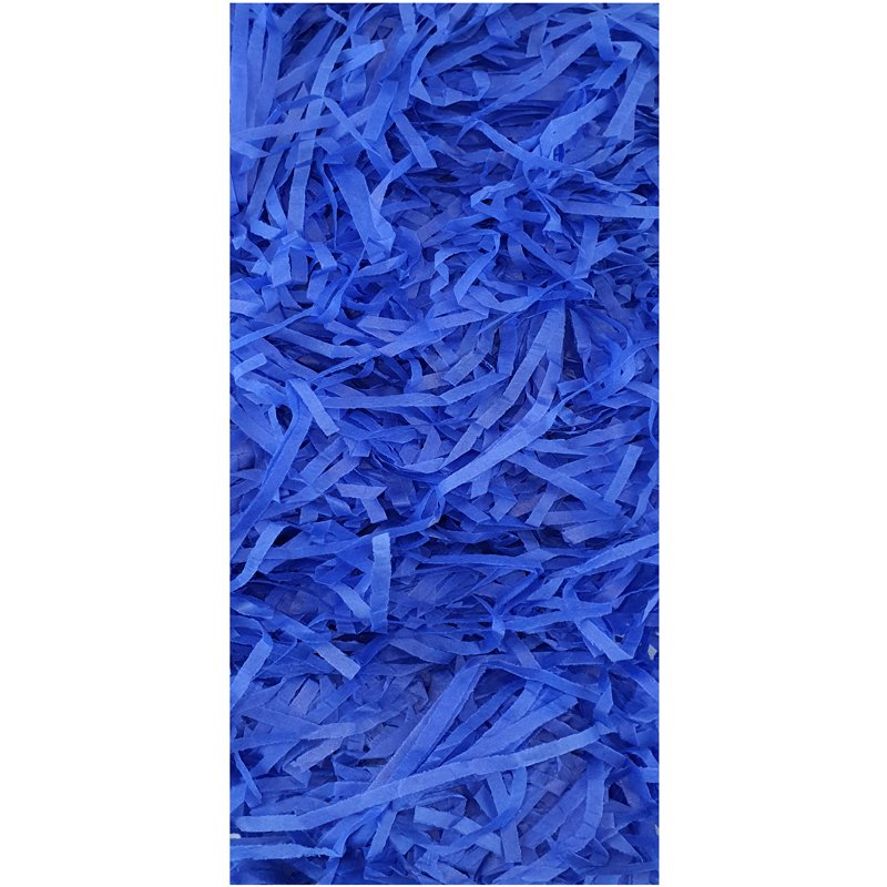 DARK BLUE SHREDDED TISSUE PAPER 12S