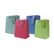 4ASST EMBOSSED BRIGHTS MEDIUM GIFT BAG 12S