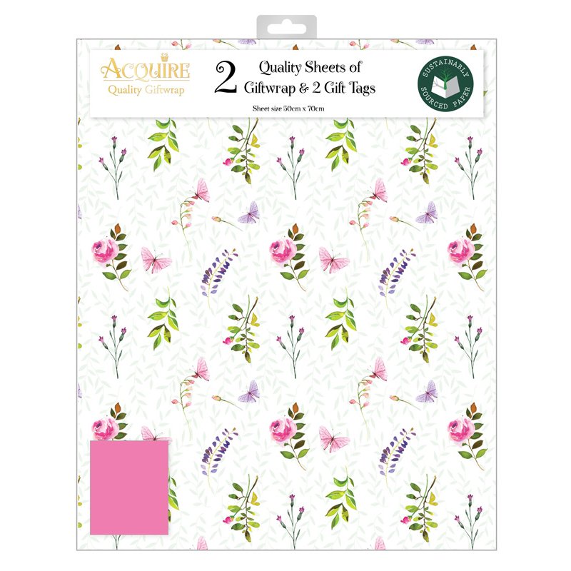 FEMALE TRADITIONAL ACQUIRE FOLDED GIFTWRAP