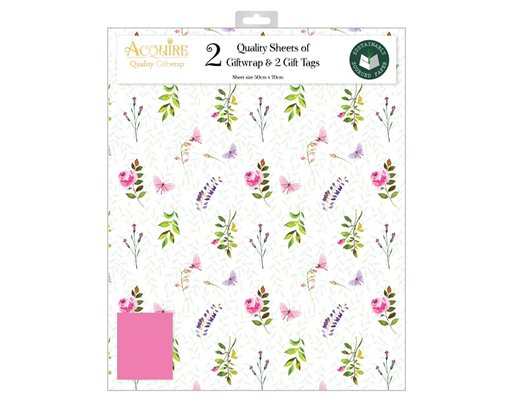 FEMALE TRADITIONAL ACQUIRE FOLDED GIFTWRAP