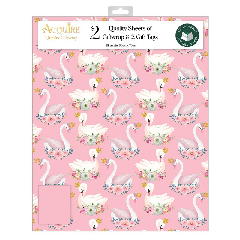 FEMALE TRADITIONAL ACQUIRE FOLDED GIFTWRAP