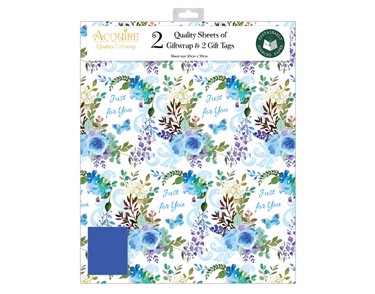 FEMALE TRADITIONAL ACQUIRE FOLDED GIFTWRAP