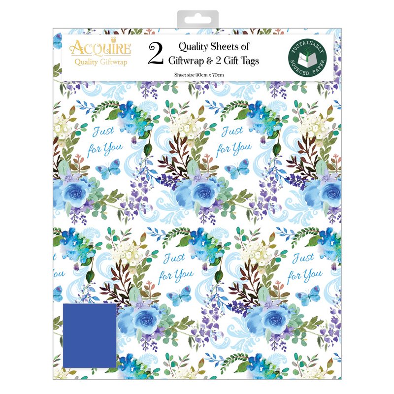 FEMALE TRADITIONAL ACQUIRE FOLDED GIFTWRAP