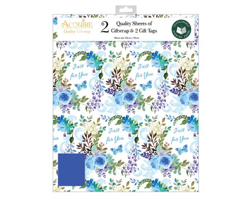 FEMALE TRADITIONAL ACQUIRE FOLDED GIFTWRAP