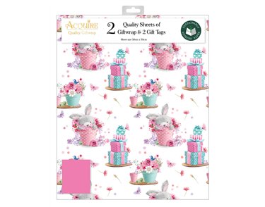 FEMALE CUTE ACQUIRE FOLDED GIFTWRAP