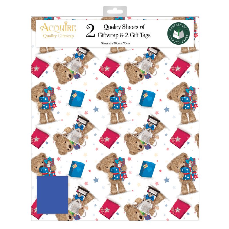 MALE CUTE ACQUIRE FOLDED GIFTWRAP