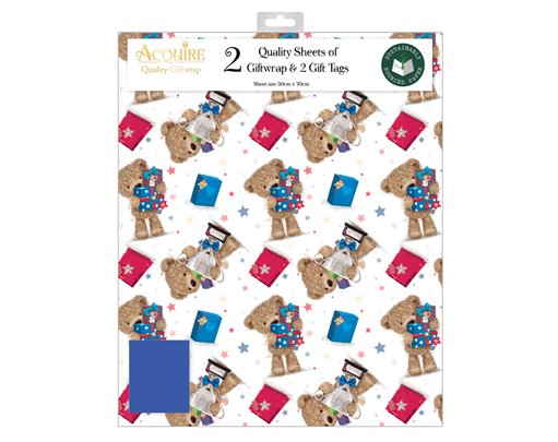 MALE CUTE ACQUIRE FOLDED GIFTWRAP