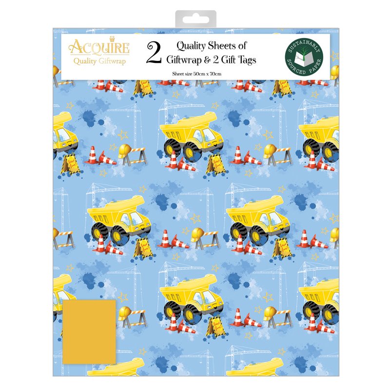 MALE JUVENILE ACQUIRE FOLDED GIFTWRAP