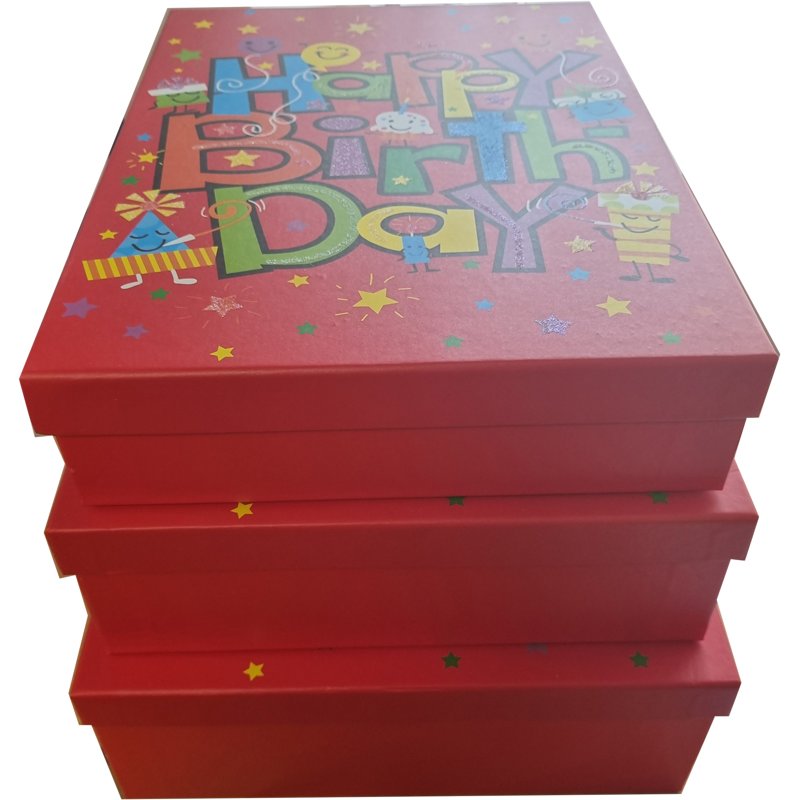 3SET HAPPY BIRTHDAY LARGE G/BOX
