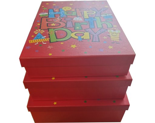 3SET HAPPY BIRTHDAY LARGE G/BOX