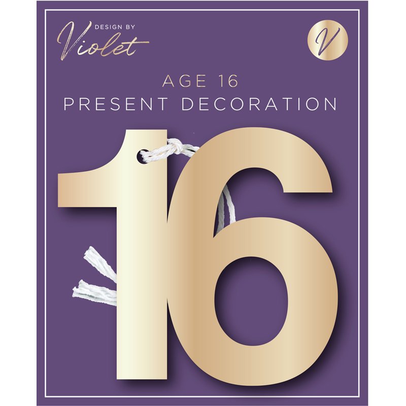AGE 16 PRESENT DECORATION 6S
