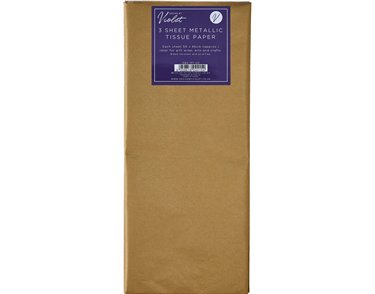 3PK GOLD TISSUE PAPER SHEETS 12S