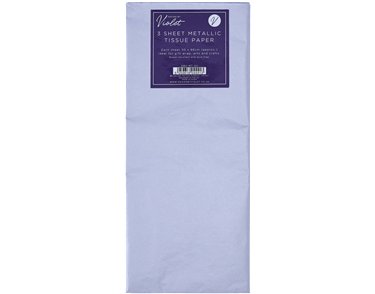 3PK SILVER TISSUE PAPER SHEETS 12S