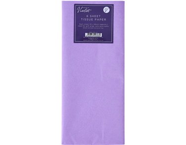 6PK LILAC TISSUE PAPER SHEETS 12S