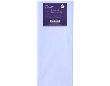 6PK WHITE TISSUE PAPER SHEETS 12S