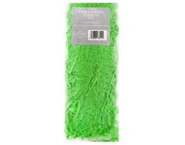 25G GREEN SHREDDED TISSUE 12S