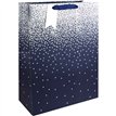 NAVY OMBRE XLG WIDE GUSSET GIFT BAG 6S