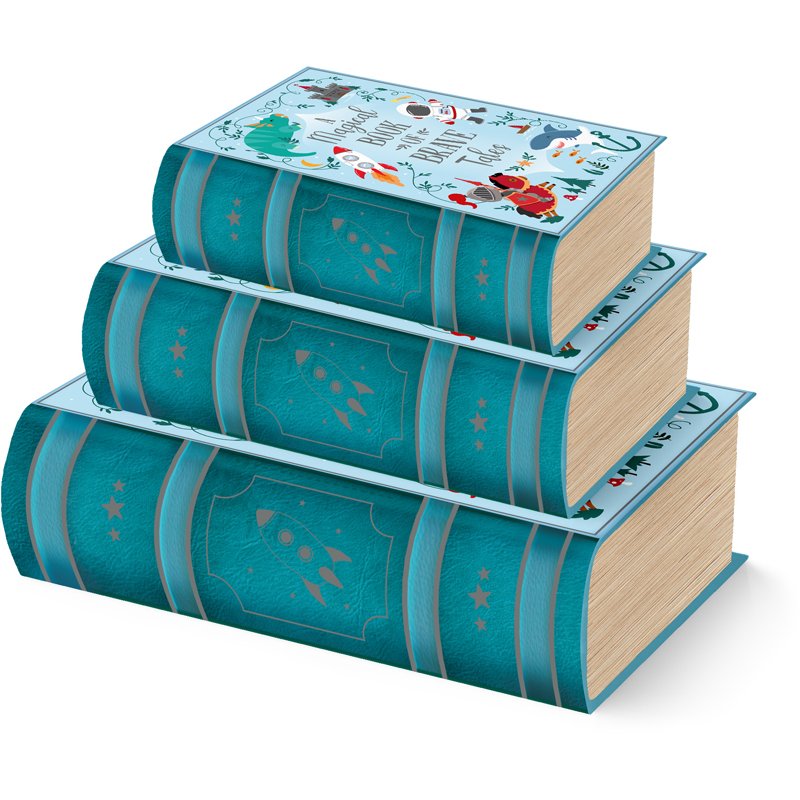 3PC BOOK BOX BRAVE TALES