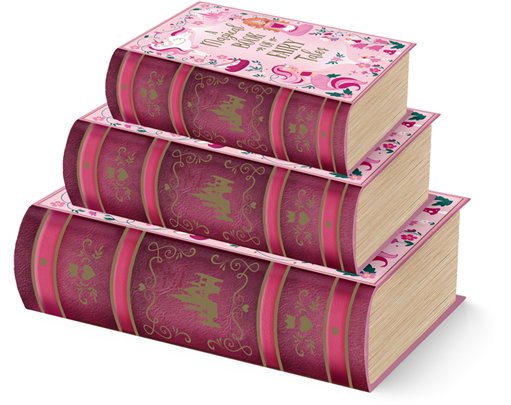 3SET FAIRY TALES BOOK BOXES