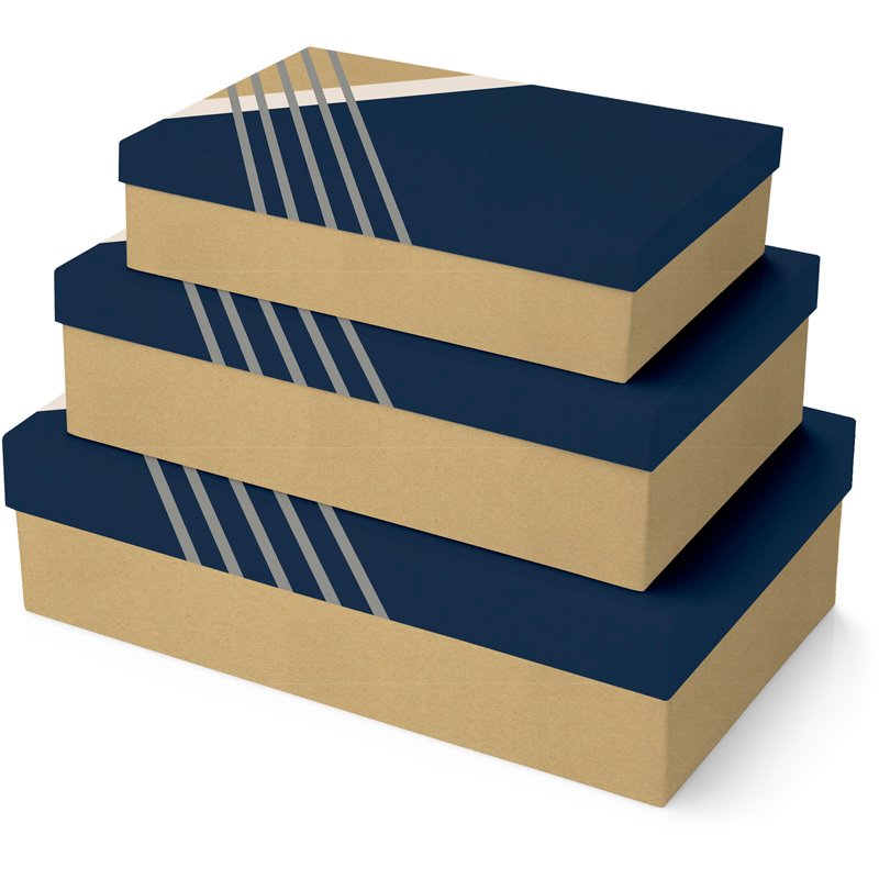 3SET MODERN MALE SHIRT BOXES