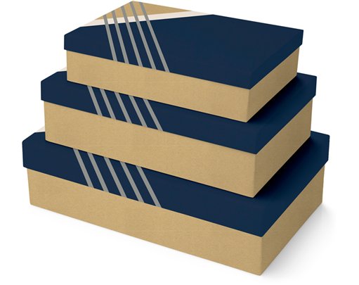 3SET MODERN MALE SHIRT BOXES