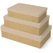 3SET PATTERN WAVES SHIRT BOXES
