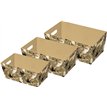 3SET TROPICAL LEAF TRAYS