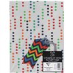MALE SPOT FOLDED GIFTWRAP AND TAGS