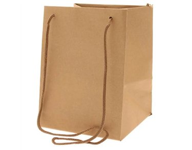 1925cm NATURAL KRAFT HAND TIE BAG 10S