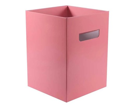 PEARLISED PASTEL PINK FLOWER BOX 10S
