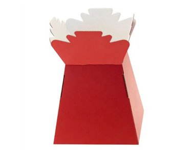 RED LIVING VASE 30S