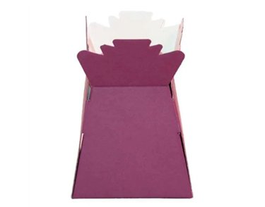 BURGUNDY LIVING VASE 30S